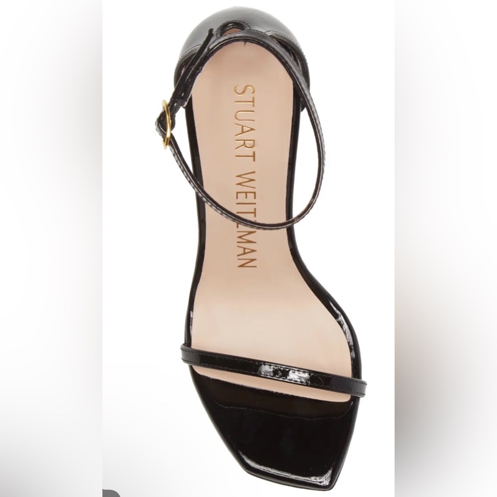 STUART WEITZMAN Patent-leather sandals. New no box - Picture 5 of 10
